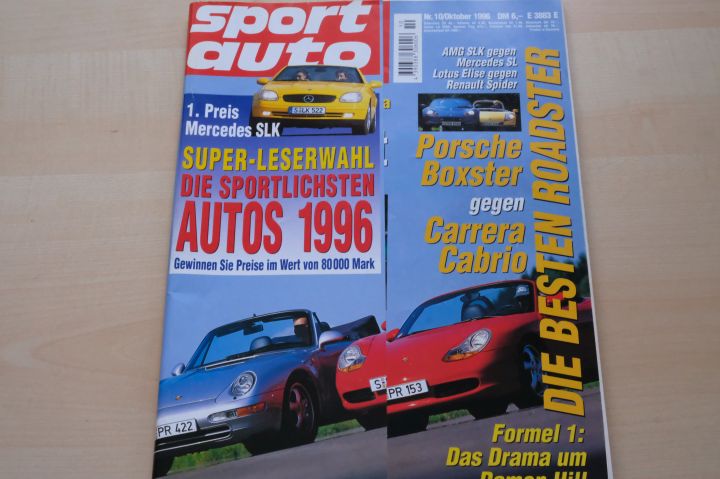 Deckblatt Sport Auto (10/1996)